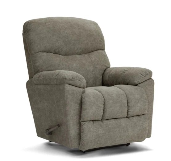 morrison rocking recliner (copy) Morrison Charcoal Rocking Recliner - Image 1