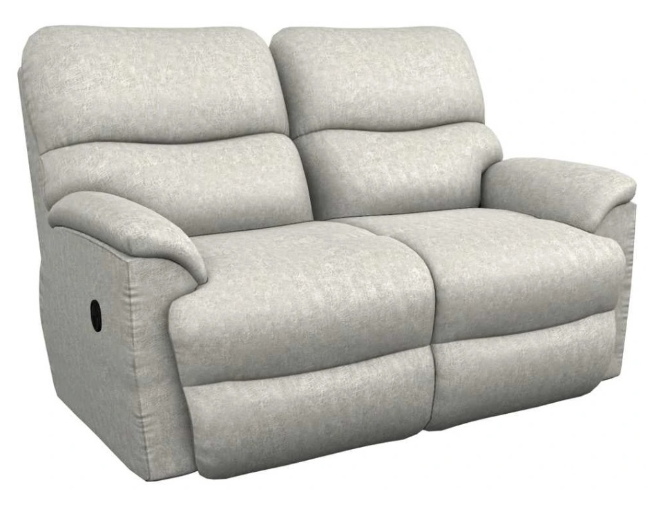 trouper reclining loveseat (copy) Trouper Dove Reclining Loveseat - Image 1
