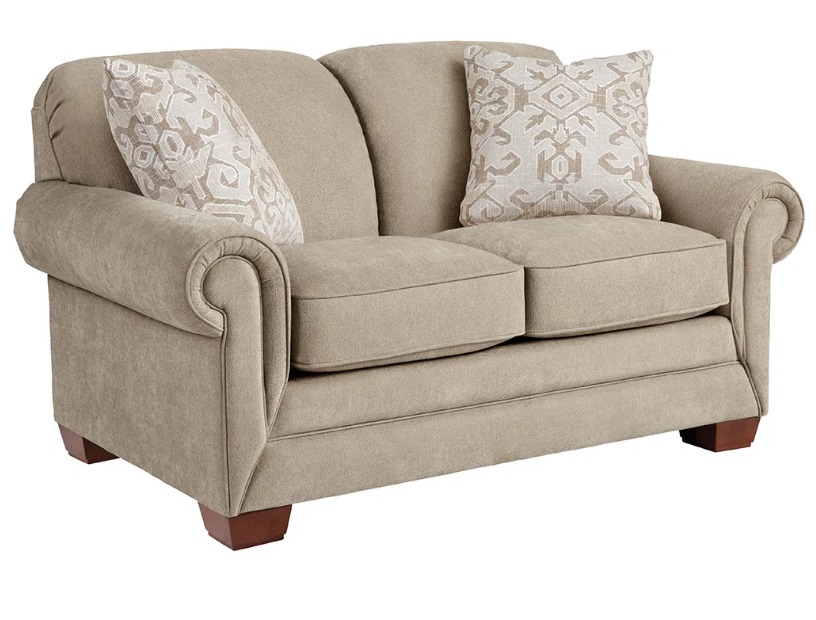 mackenzie loveseat (copy) Mackenzie Oatmeal Loveseat - Image 1