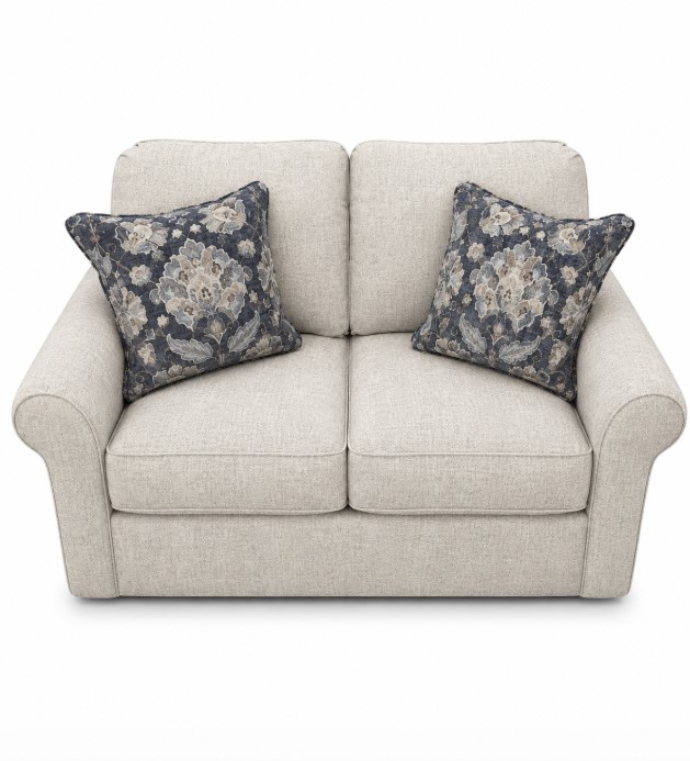 thornton antique fabric loveseat Thornton Antique Fabric Loveseat - Image 1