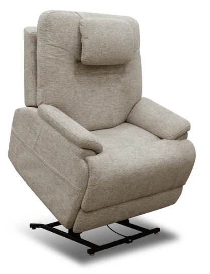 zecliner model 2+ umber fabric power lift recliner with power headrest, lumbar, heat & massage (copy) Zecliner Model 2+ Shell Fabric Power Lift Recliner with Power Headrest, Lumbar, Heat & Massage - Image 1