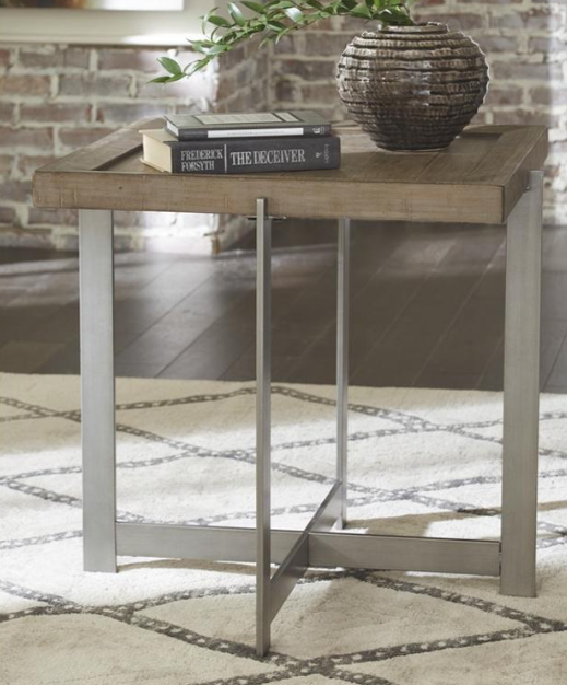 neimhurst occasional table set (copy) Grey Square End Table - Image 1