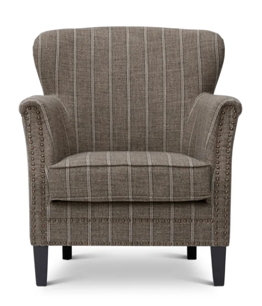 aubrey midnight accent chair (copy) Layla Mocha Accent Chair - Image 1