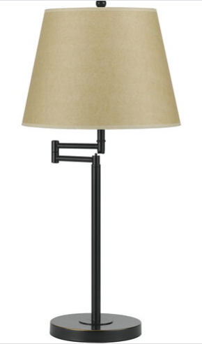 rylanton table lamp (copy) Andros 27 inch 150 watt Dark Bronze Swing Arm Table Lamp Portable Light - Image 1