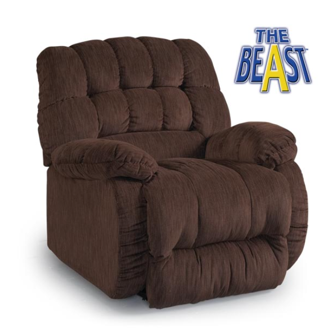 gigantor coco beast rocker recliner (copy) Roscoe Chocolate Beast Rocker Recliner - Image 1