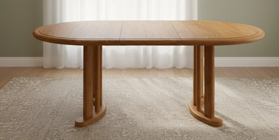 aberdeen rectangle dining table (copy) Harrison Collection Chromcraft Dining Table - Image 1