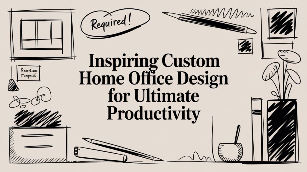 custom home office design