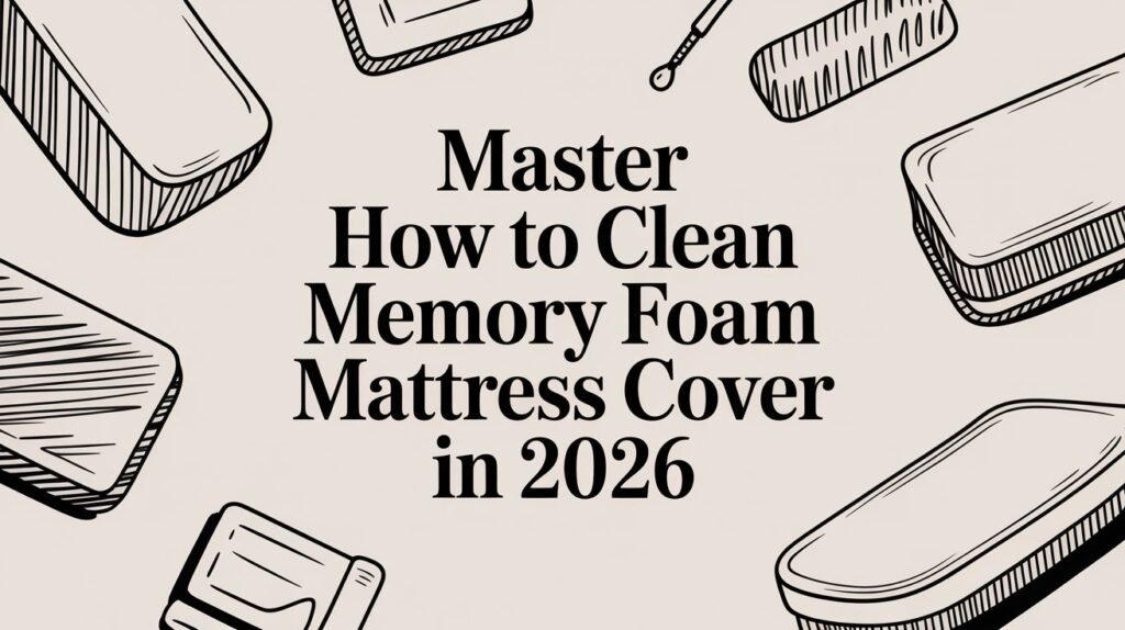 how to clean memory foam mattress cover