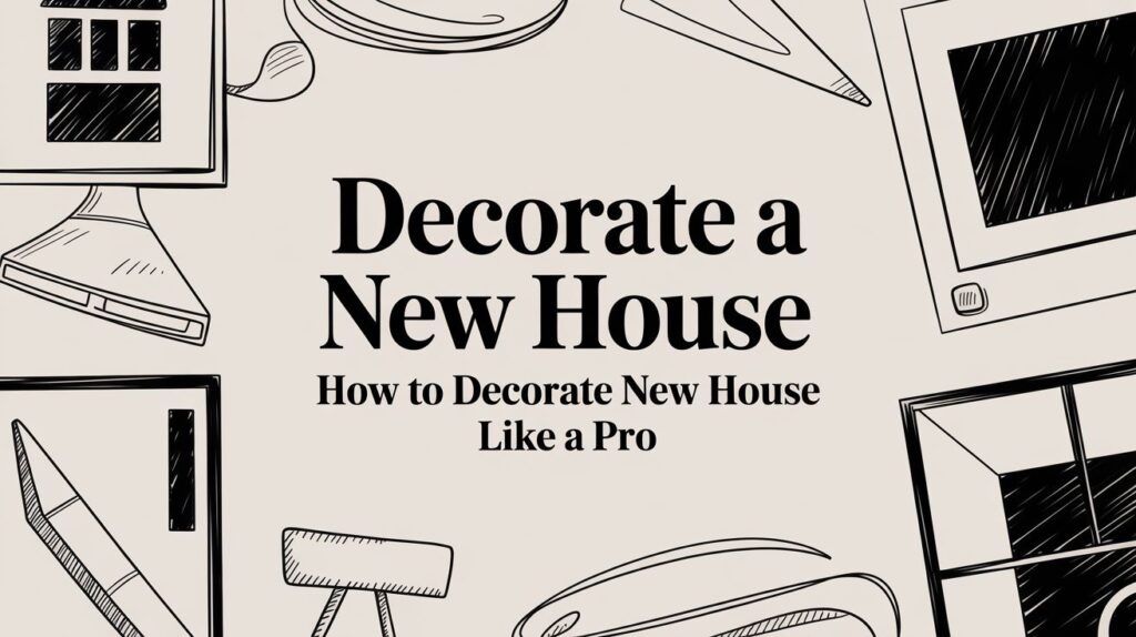 how to decorate new house