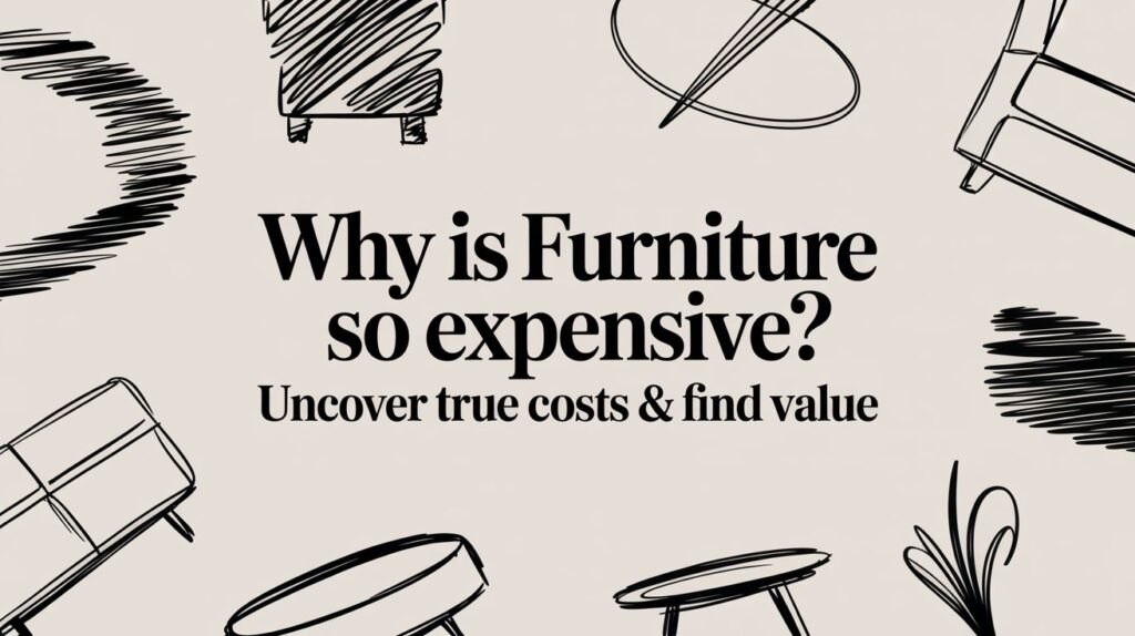 why is furniture so expensive