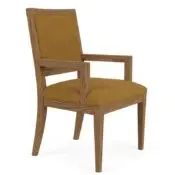 Halbrooke Uph Back Arm Chair 2in - Image 8