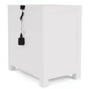 Rosalie 2-Drawer Nightstand-White - Image 6