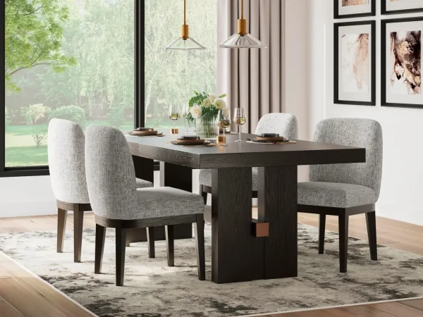 Burkhaus Dining Table and 4 Chairs - Image 2