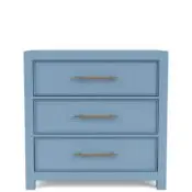 Rosalie 3-Drawer Accent Chest - Blue
