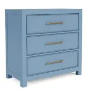 Rosalie 3-Drawer Accent Chest - Blue - Image 7