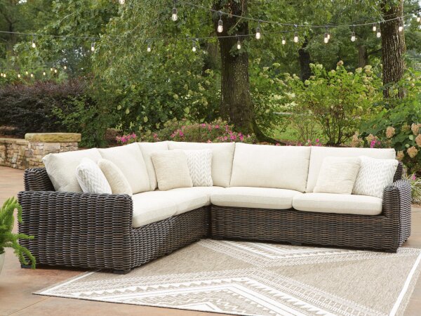 Kimora 3-Piece Outdoor Sectional - Image 2