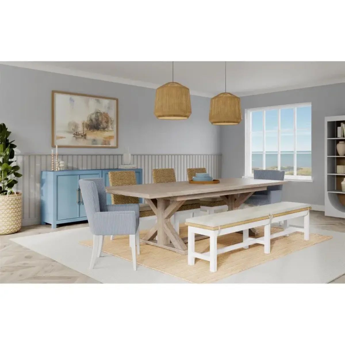 Rosalie 82" Dining Bench - Image 9