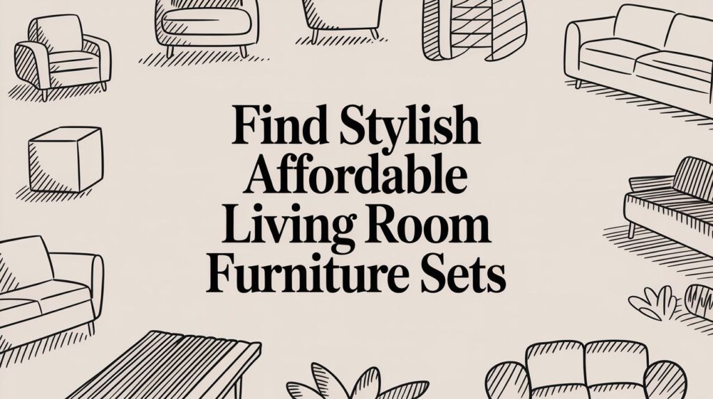affordable living room furniture sets