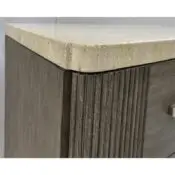 Sariel 3 Drawer Ns Stone Top - Image 5