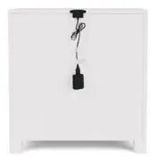 Rosalie 2-Drawer Nightstand-White - Image 5