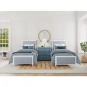 Rosalie 3-Drawer Accent Chest - Blue - Image 5