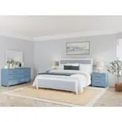 Rosalie 2-Drawer Nightstand-Blue