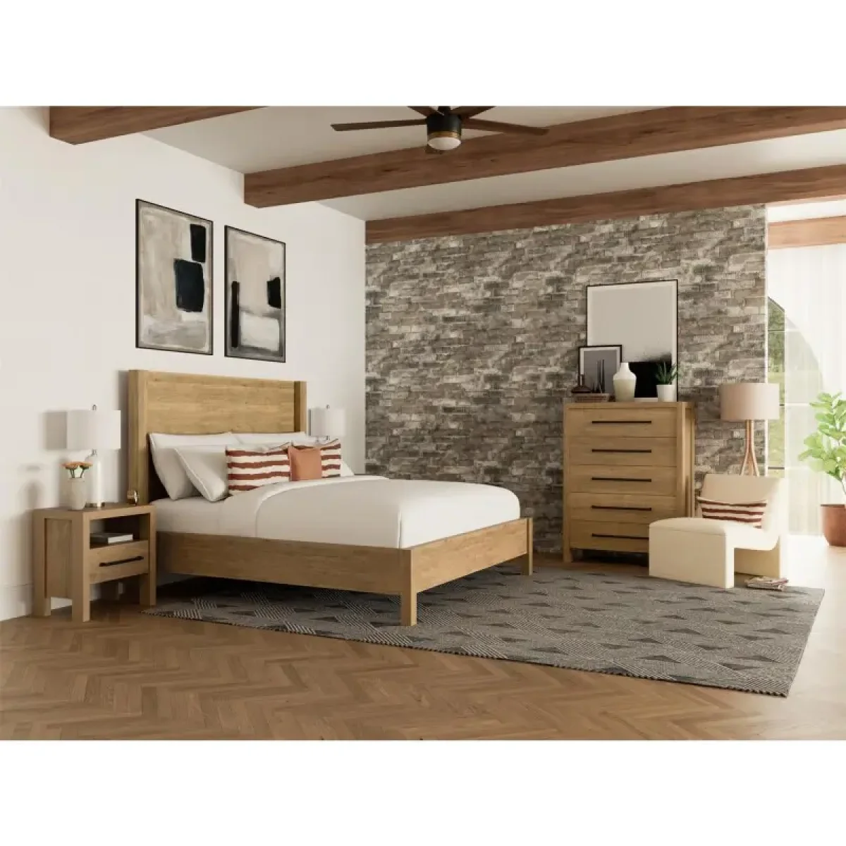 Davie 5-Drawer Chest - Image 7
