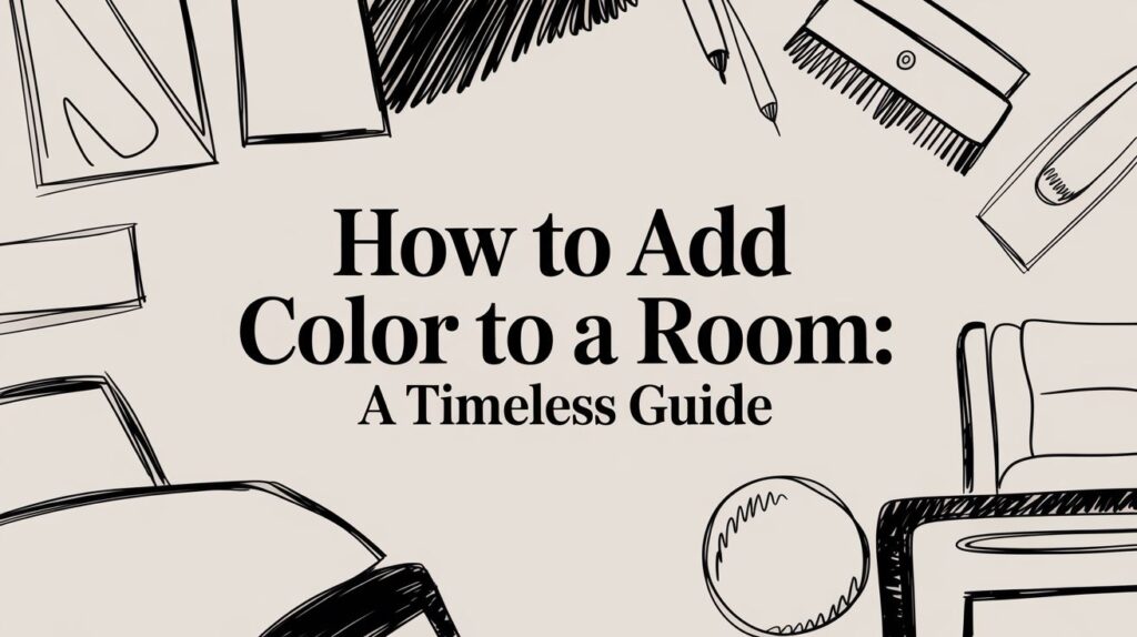 how to add color to a room