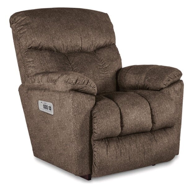 morrison silver power rocking recliner w/ headrest & lumbar (copy) Morrison Cappuccino Power Rocking Recliner W/ Headrest & Lumbar - Image 1