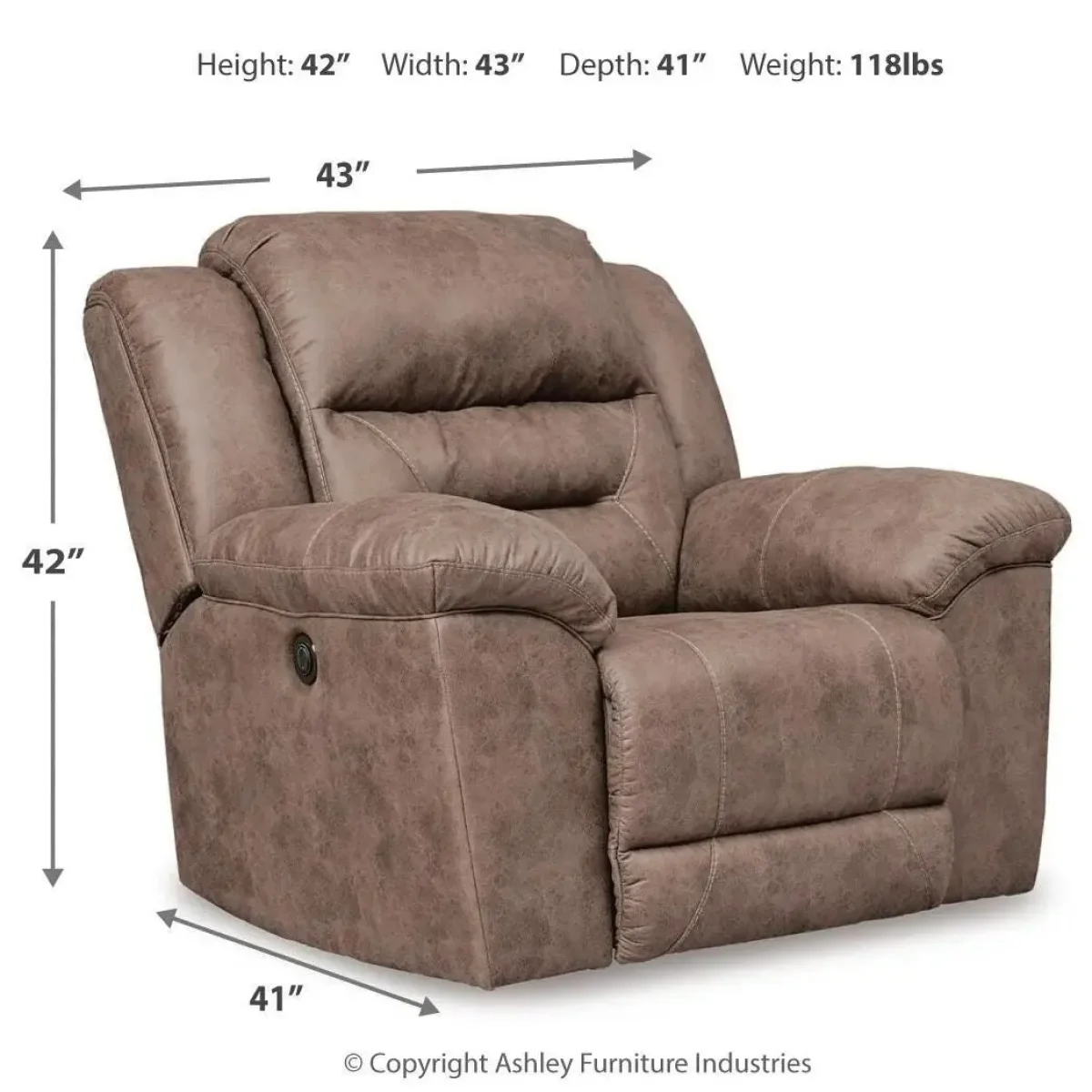 Stoneland Power Recliner - Image 8