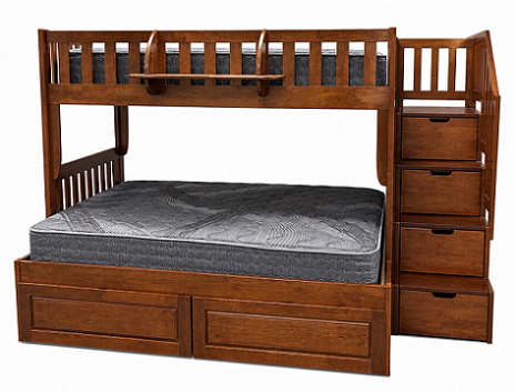 peppermint bunk bed with drawers (copy) Cherry Bunk Bed With Drawers - Image 1