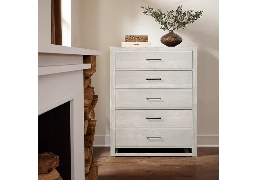 eab9f951978d18e3a901623f2cd25550 Lodge & Loft Chest - 5 Drwr - 844-115 - Image 1