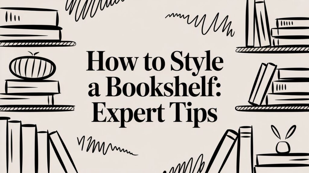how to style a bookshelf