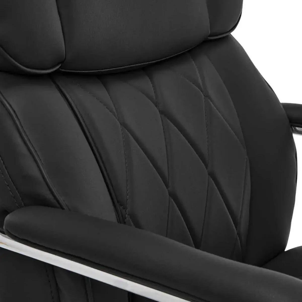 Sutherland Quilted Leather Office Chair, Jet Black - 44813A-LZB - Image 9