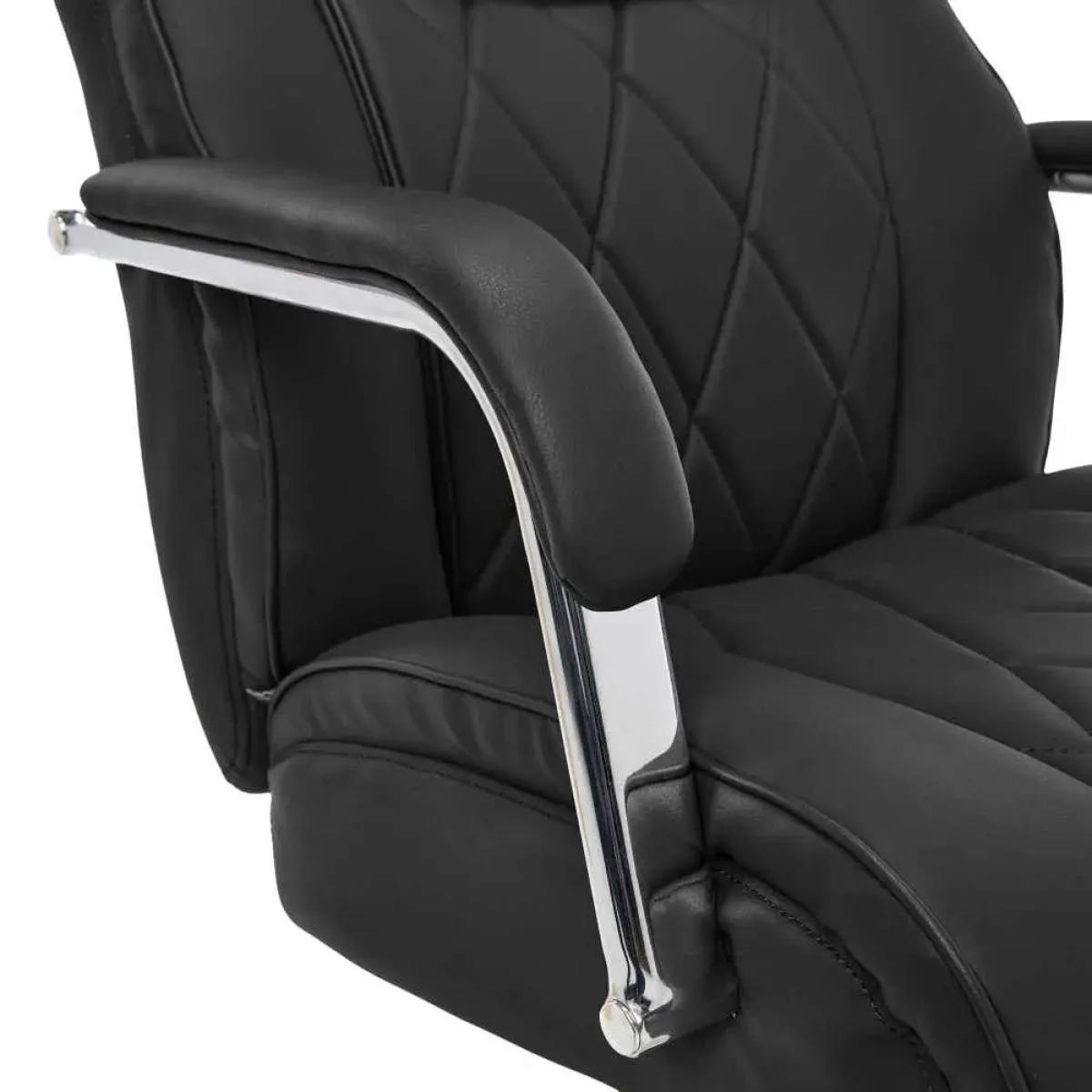 Sutherland Quilted Leather Office Chair, Jet Black - 44813A-LZB - Image 10