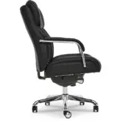 Sutherland Quilted Leather Office Chair, Jet Black - 44813A-LZB - Image 5