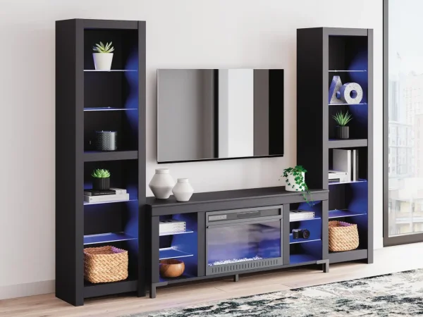 Cayberry 3-Piece Entertainment Center with Electric Fireplace - Image 8