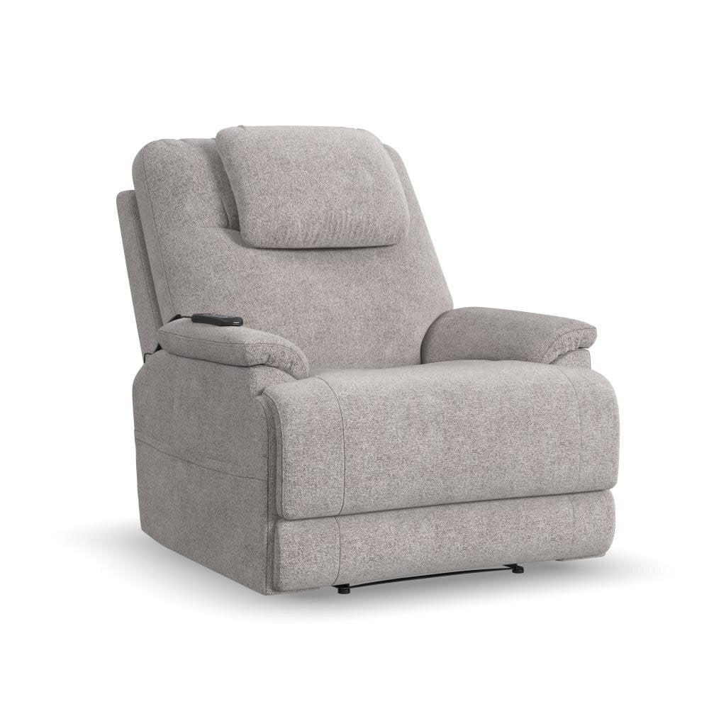 zecliner model 2+ shell fabric power lift recliner with power headrest, lumbar, heat & massage (copy) Zecliner Model 2 Petite Fabric Power Lift Sleep Recliner with Power Headrest & Lumbar in Dove - Image 1