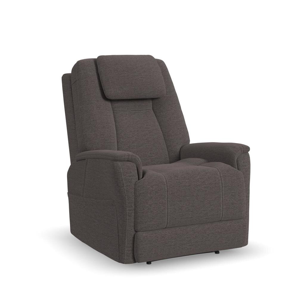 zecliner model 2 petite fabric power lift sleep recliner with power headrest & lumbar in dove (copy) Zecliner Model 3+ Fabric Power Lift Sleep Recliner with Power Headrest, Lumbar, Heat & Massage in Umber - Image 1