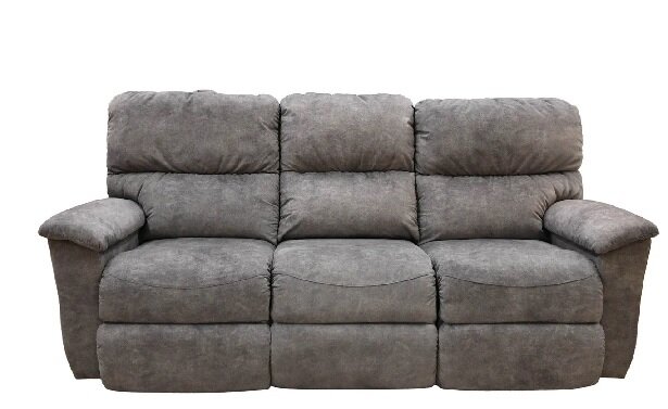 brooks mushroom reclining sofa (copy) Brooks Charcoal Reclining Sofa - Image 1