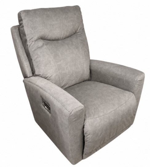 kodie dove grey power rocking recliner w/headrest & lumbar Kodie Dove Grey Power Rocking Recliner w/Headrest & Lumbar - Image 1