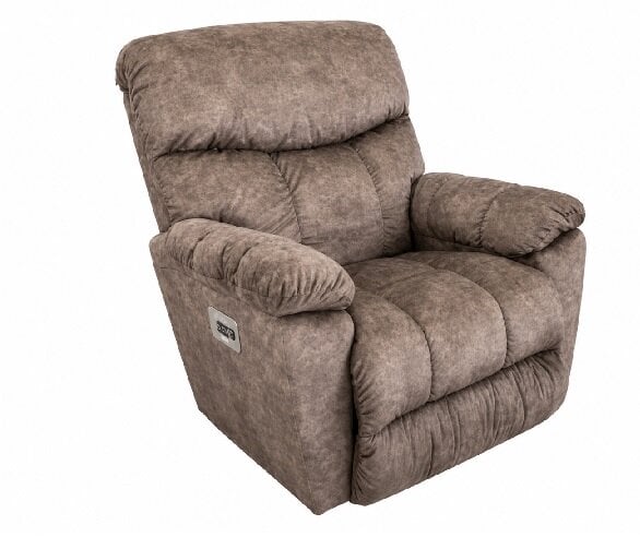 morrison ash power rocking recliner w/headrest & lumbar Morrison Ash Power Rocking Recliner W/Headrest & Lumbar - Image 1